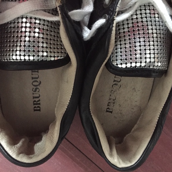 Brusque leather sneakers with sequins - Picture 8 of 8